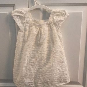 Adorable girls eyelet dress